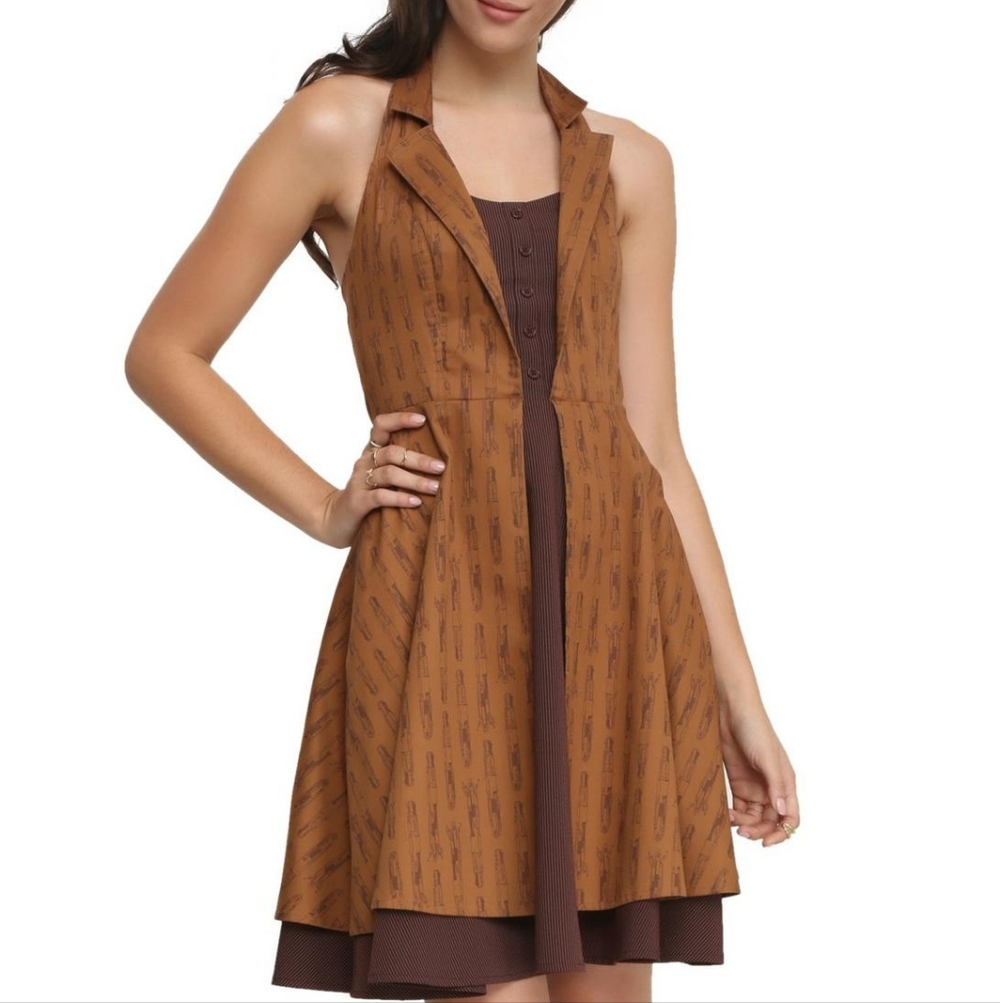 BBC Doctor Who Regeneration Halter Dress from Hot Topic